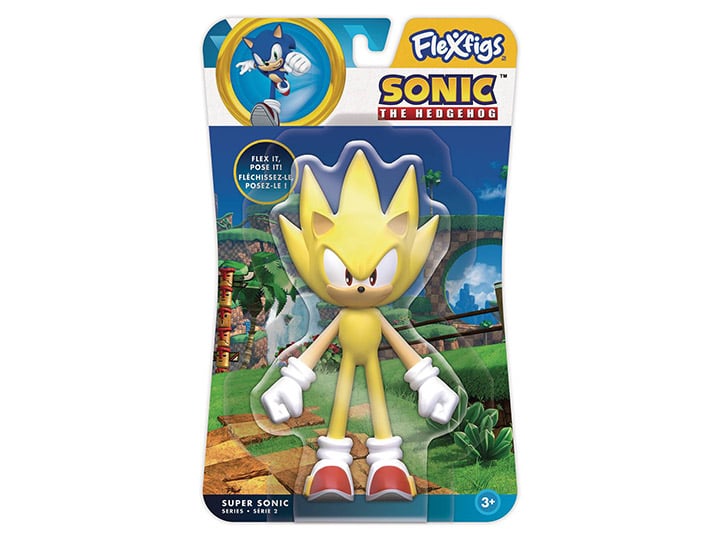 Sonic The Hedgehog FleXfigs Super Sonic Gallery Image 1