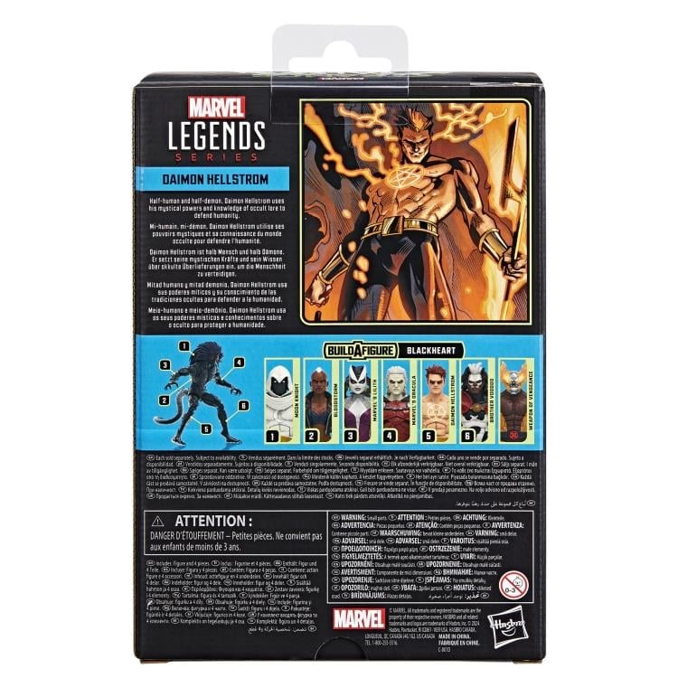 Strange Tales Marvel Legends Daimon Hellstrom Action Figure (Blackheart BAF) Gallery Image 11