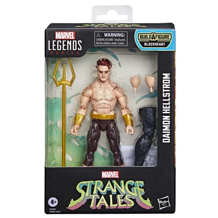 Strange Tales Marvel Legends Daimon Hellstrom Action Figure (Blackheart BAF) Gallery Image 10