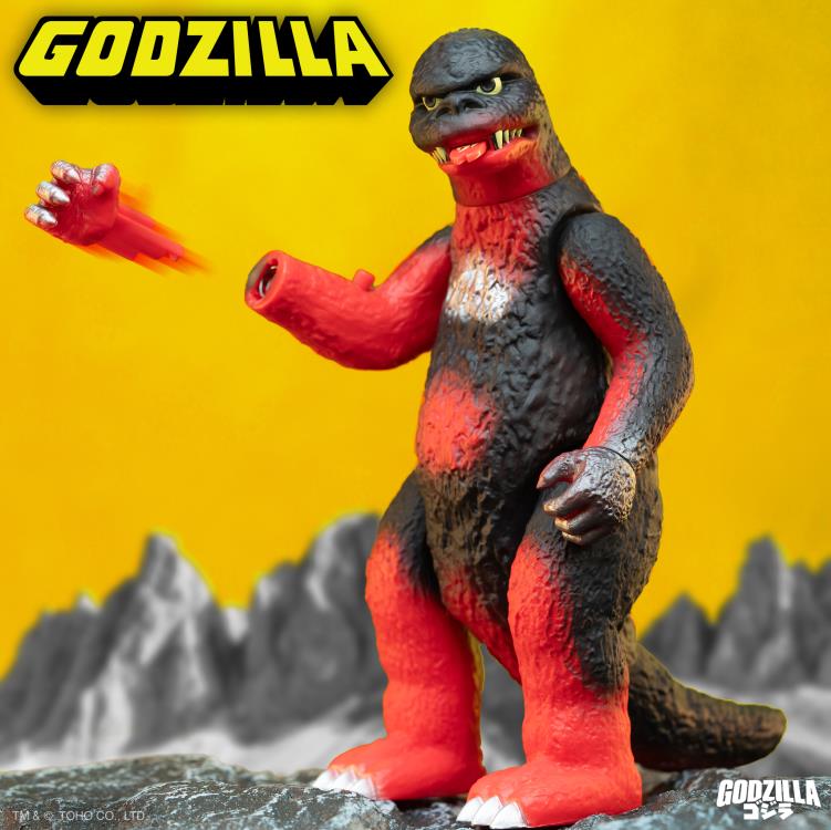Toho Shogun ULTIMATES! Shogun Godzilla (Vintage Red) SDCC 2024 Exclusive Action Figure Gallery Image 3