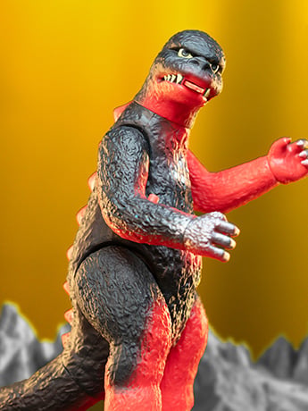 Toho Shogun ULTIMATES! Shogun Godzilla (Vintage Red) SDCC 2024 Exclusive Action Figure Gallery Image 2
