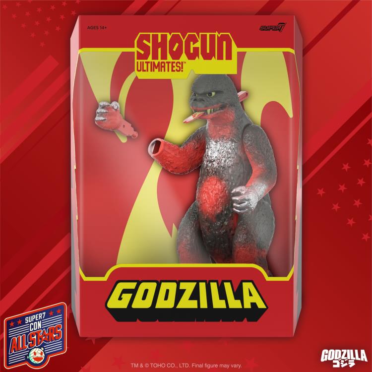 Toho Shogun ULTIMATES! Shogun Godzilla (Vintage Red) SDCC 2024 Exclusive Action Figure Gallery Image 8
