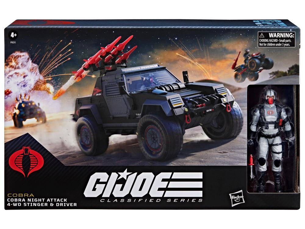 G.I. Joe Classified Series #120 Cobra Night Attack 4-WD Stinger & Driver Set Gallery Image 15