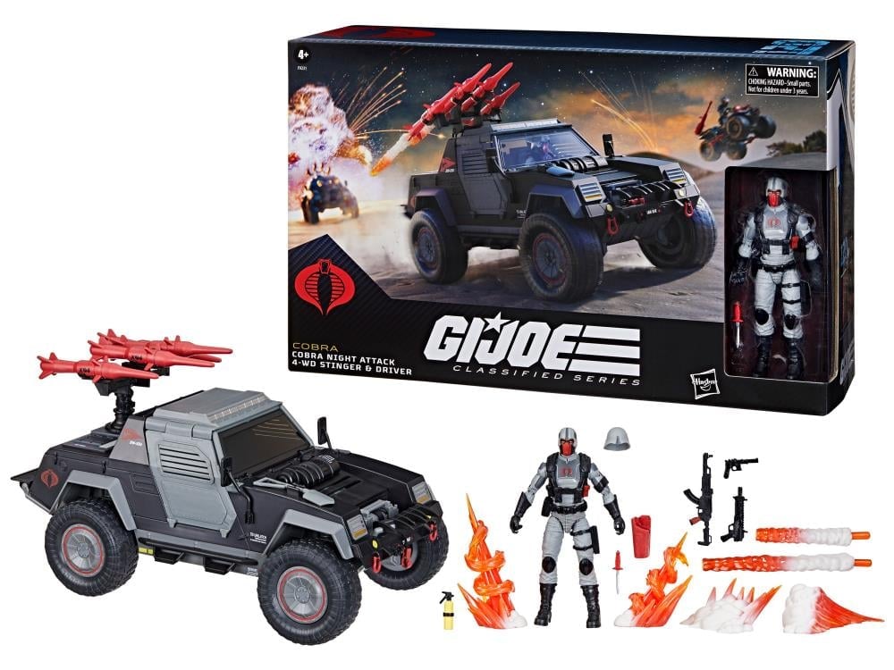 G.I. Joe Classified Series #120 Cobra Night Attack 4-WD Stinger & Driver Set Gallery Image 14