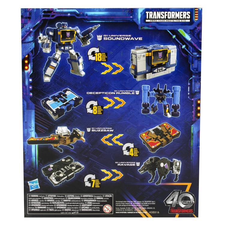 Transformers: Legacy United Leader G1 Universe Soundwave Gallery Image 7