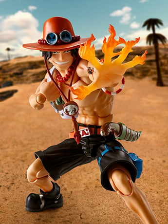 One Piece S.H.Figuarts Portgas D. Ace (Fire Fist) Action Figure Gallery Image 2