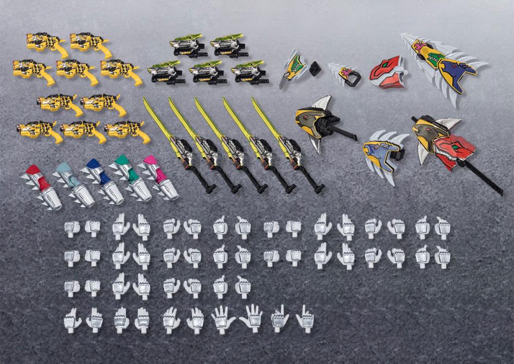 Zyuden Sentai Kyoryuger Shodo Super Boxed Set of 5 Figures Gallery Image 11