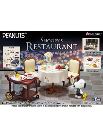 Peanuts Snoopy's Restaurant Boxed Set of 8 Figures Gallery Image 2