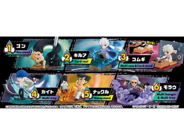 Hunter x Hunter DesQ Desktop Hunter Vol. 4 Boxed Set of 6 Figures