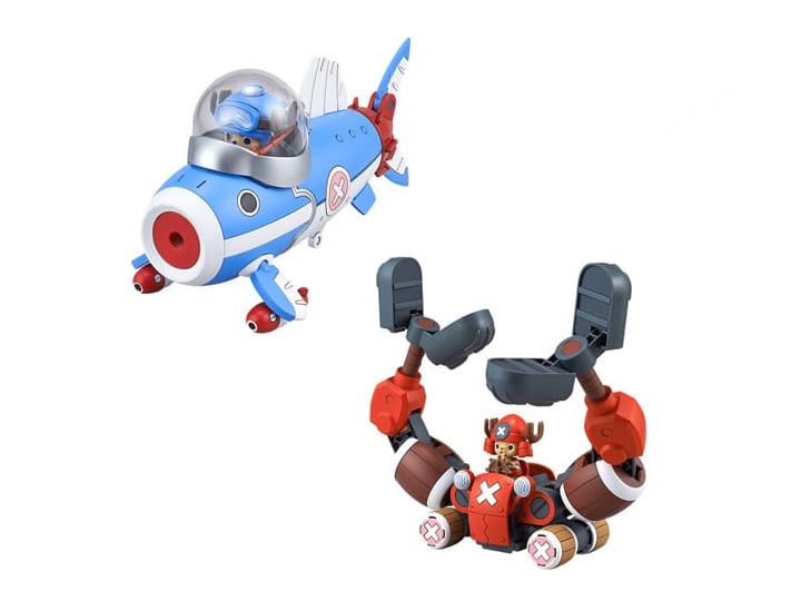 One Piece Chopper Robo 03 Chopper Submarine & 05 Chopper Crane Model Kit Set Gallery Image 1