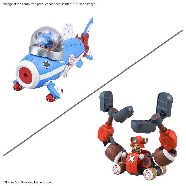 One Piece Chopper Robo 03 Chopper Submarine & 05 Chopper Crane Model Kit Set Gallery Image 3