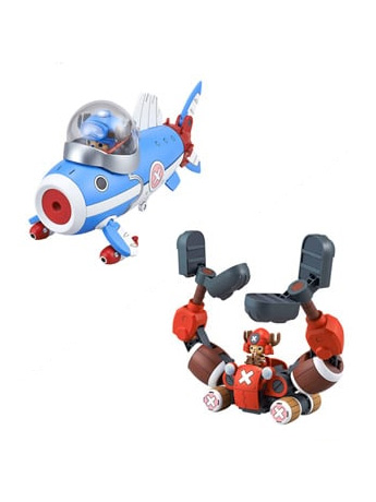 One Piece Chopper Robo 03 Chopper Submarine & 05 Chopper Crane Model Kit Set Gallery Image 2