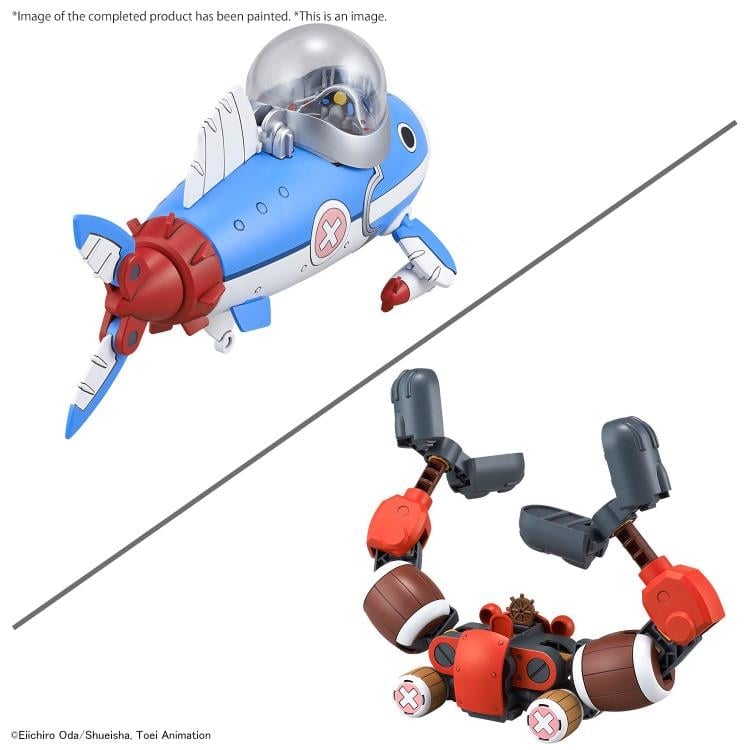 One Piece Chopper Robo 03 Chopper Submarine & 05 Chopper Crane Model Kit Set Gallery Image 4