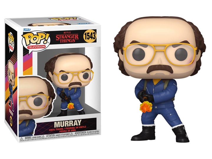 Pop! Television: Stranger Things Season 4 - Murray with Flame Thrower Gallery Image 1