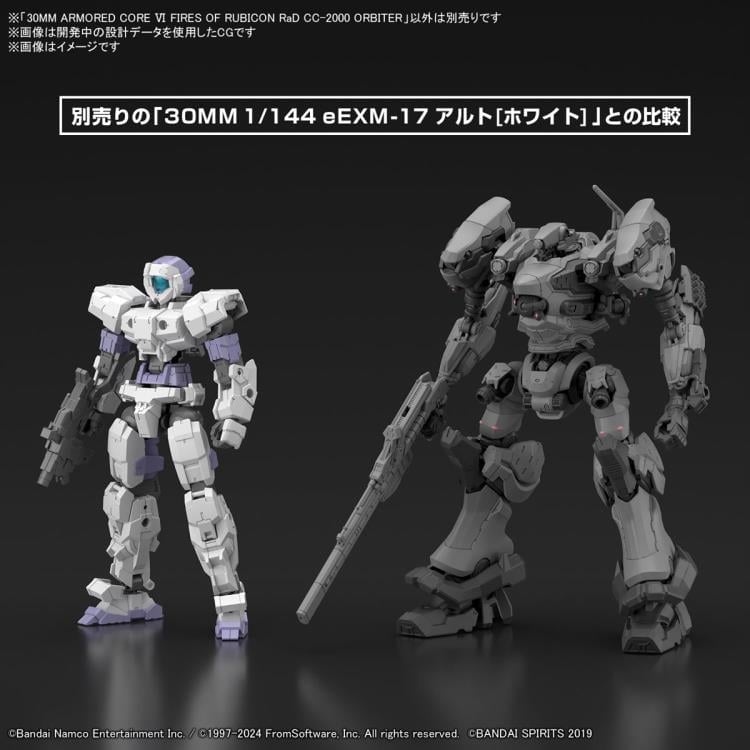 Armored Core VI: Fires of Rubicon 30 Minutes Missions RaD CC-2000 Orbiter Model Kit Gallery Image 13