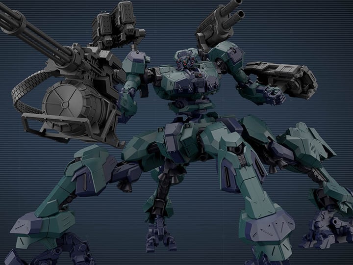 Armored Core VI: Fires of Rubicon 30 Minutes Missions Balam Industries BD-011 Melander (Liger Tail Ver.) Model Kit Gallery Image 1