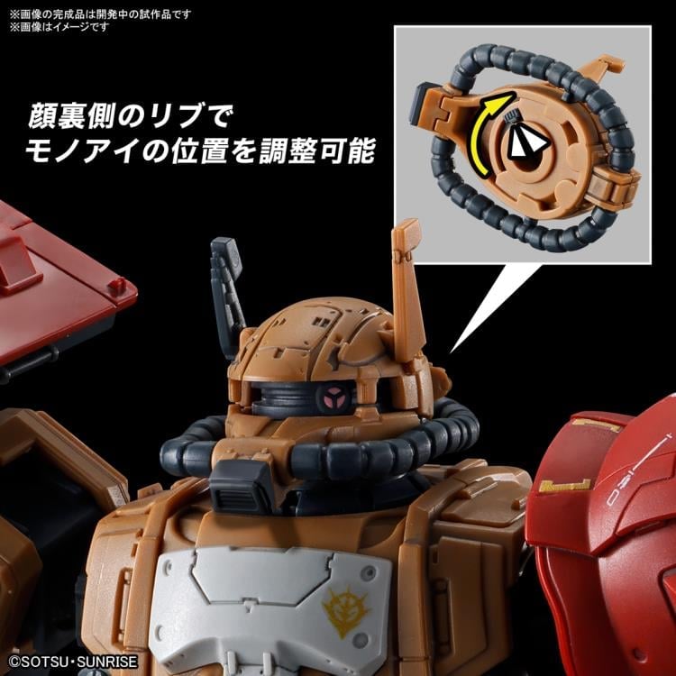 Mobile Suit Gundam: Requiem for Vengeance HG MS-06F Zaku II F-Type Solari 1/144 Scale Model Kit Gallery Image 8