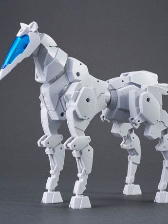 30 Minutes Missions EXA Vehicle (White Horse Mecha Ver.) 1/144 Scale Model Kit Gallery Image 2