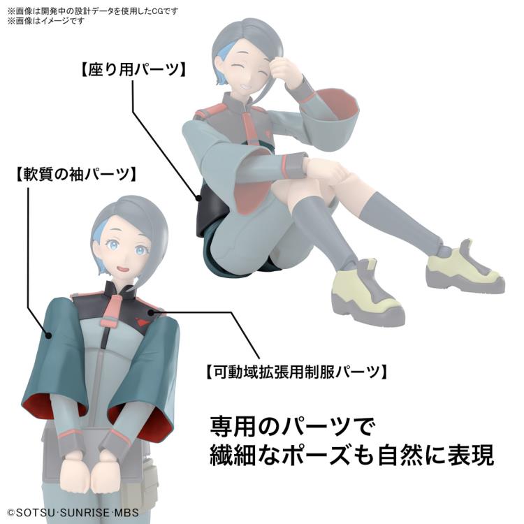 Mobile Suit Gundam: The Witch from Mercury Figure-rise Standard Nika Nanaura Model Kit Gallery Image 10