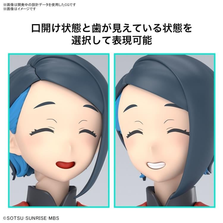 Mobile Suit Gundam: The Witch from Mercury Figure-rise Standard Nika Nanaura Model Kit Gallery Image 12
