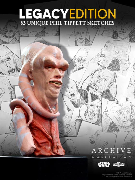 Star Wars: Return of the Jedi Bib Fortuna Concept Maquette (Phil Tippett Legacy Edition) Limited Edition Replica Gallery Image 13