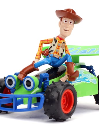 Story Toy Pixar Disney Jada Amazon.com: ウィズ　ウッディ ターボバギー RC - トイストーリー4 4 W/Woody Buggy Turbo ミニカー