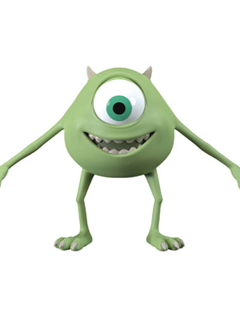 Monsters Inc. FleXfigs Mike Wazowski Gallery Image 2