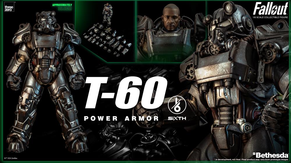 Fallout SiXTH T-60 Power Armor 1/6 Scale Figure (Reissue) Gallery Image 18