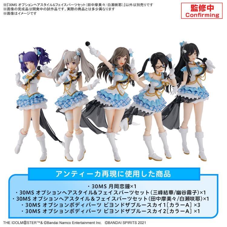The Idolmaster: Shiny Colors 30 Minutes Sisters Option Hairstyle & Face Parts (Mamimi Tanaka & Sakuya Shirase) Accessory Kit Set Gallery Image 9