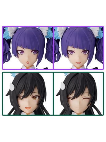 The Idolmaster: Shiny Colors 30 Minutes Sisters Option Hairstyle & Face Parts (Mamimi Tanaka & Sakuya Shirase) Accessory Kit Set Gallery Image 2