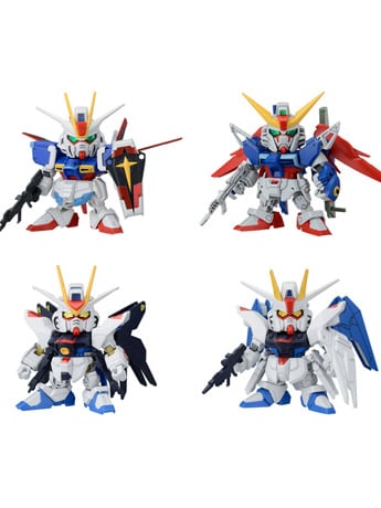 Mobile Suit Gundam SEED SD Gundam BB Senshi C.E. Battles of Destiny Set of 4 Model Kits Gallery Image 2