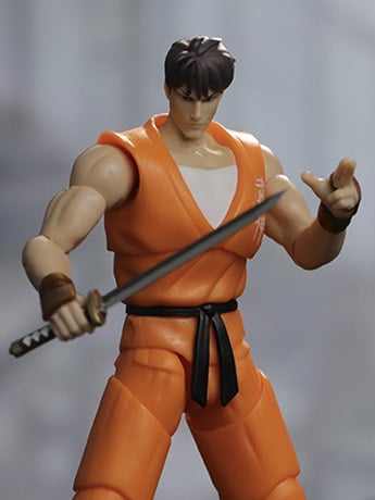 Final Fight FigLite Guy 1/18 Scale Action Figure Gallery Image 2