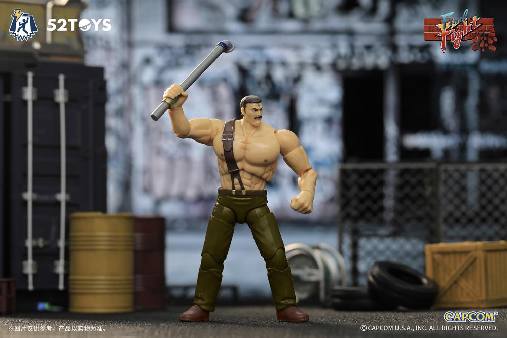 Final Fight FigLite Mike Haggar 1/18 Scale Action Figure Gallery Image 9