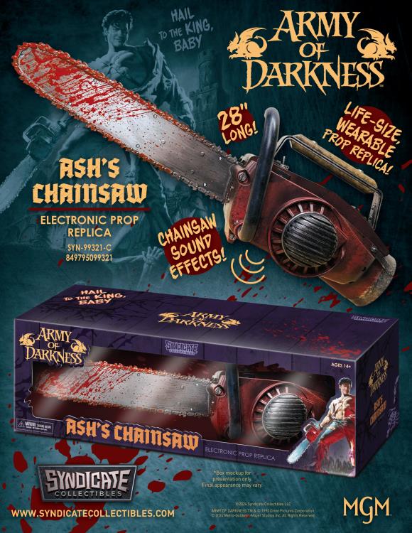 Army of Darkness Ash's Chainsaw Electronic Prop Replica Gallery Image 4
