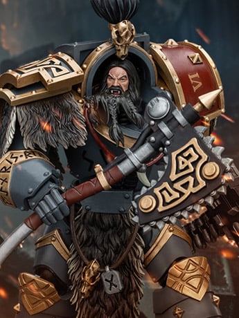 Warhammer: The Horus Heresy Space Wolves Varagyr Wolf Guard Squad Varagyr Terminator 1 1/18 Scale Action Figure Gallery Image 2