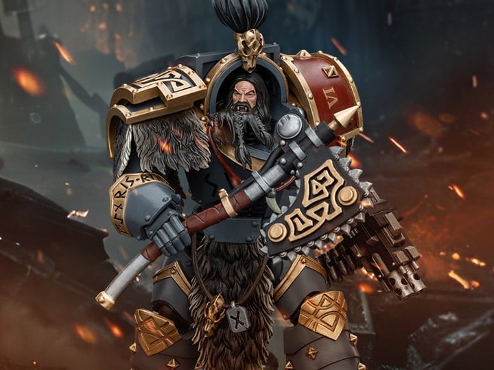 Warhammer: The Horus Heresy Space Wolves Varagyr Wolf Guard Squad Varagyr Terminator 1 1/18 Scale Action Figure Gallery Image 1