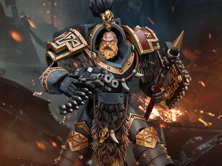 Warhammer: The Horus Heresy Space Wolves Varagyr Wolf Guard Squad Varagyr Terminator 3 1/18 Scale Action Figure Gallery Image 1