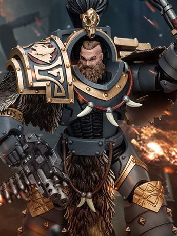 Warhammer: The Horus Heresy Space Wolves Varagyr Wolf Guard Squad Varagyr Terminator 4 1/18 Scale Action Figure Gallery Image 2