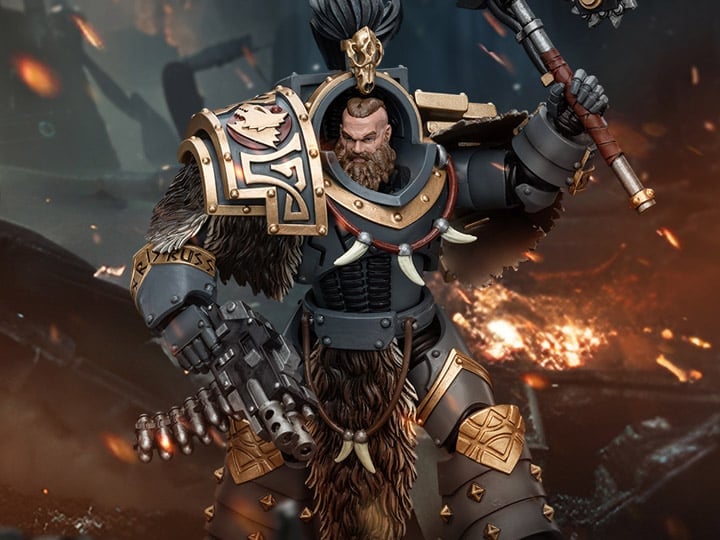 Warhammer: The Horus Heresy Space Wolves Varagyr Wolf Guard Squad Varagyr Terminator 4 1/18 Scale Action Figure Gallery Image 1