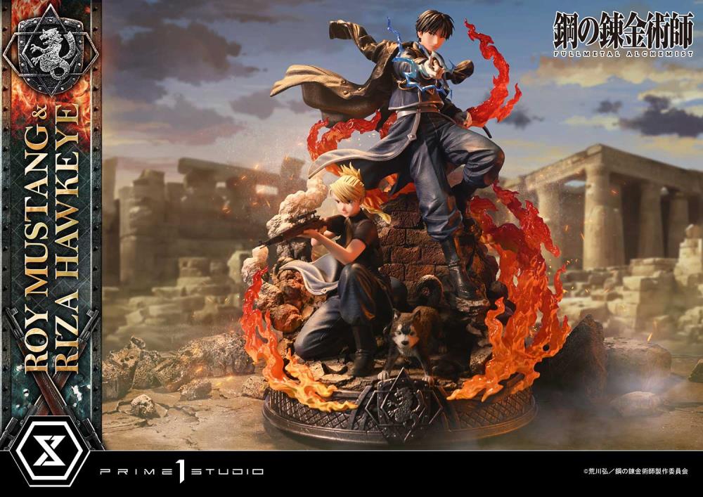 Fullmetal Alchemist: Brotherhood Concept Masterline Roy Mustang & Riza Hawkeye 1/6 Scale Statue Gallery Image 3
