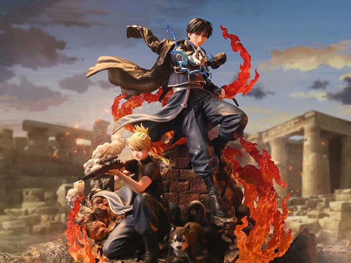 Fullmetal Alchemist: Brotherhood Concept Masterline Roy Mustang & Riza Hawkeye 1/6 Scale Statue Gallery Image 1