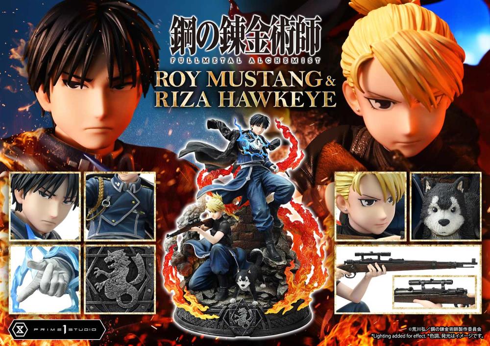 Fullmetal Alchemist: Brotherhood Concept Masterline Roy Mustang & Riza Hawkeye 1/6 Scale Statue Gallery Image 49
