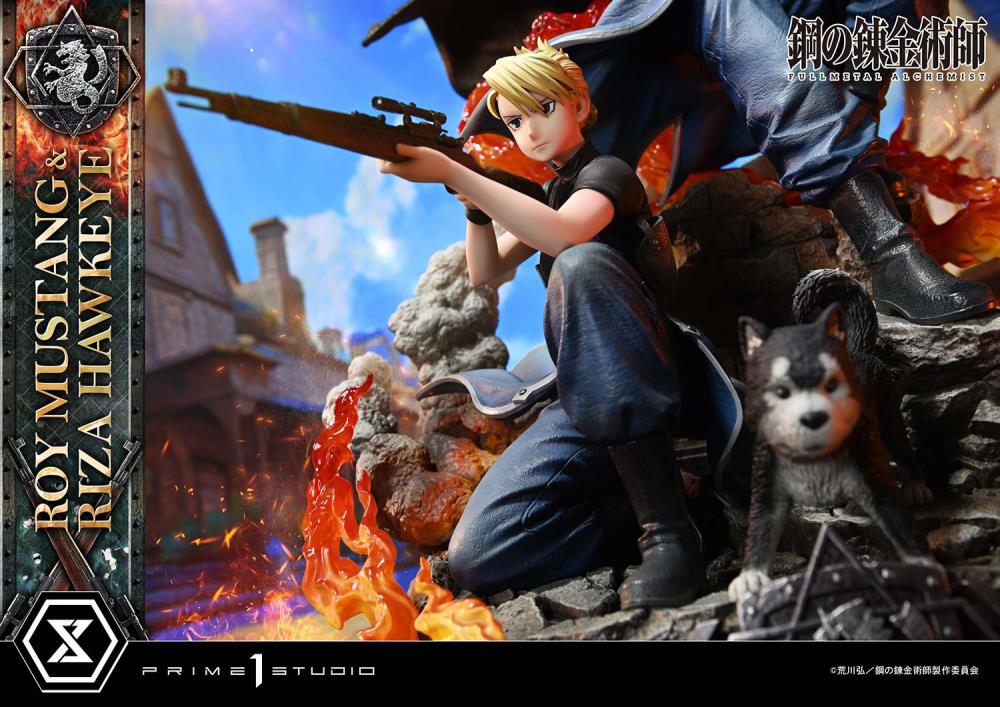 Fullmetal Alchemist: Brotherhood Concept Masterline Roy Mustang & Riza Hawkeye 1/6 Scale Statue Gallery Image 12