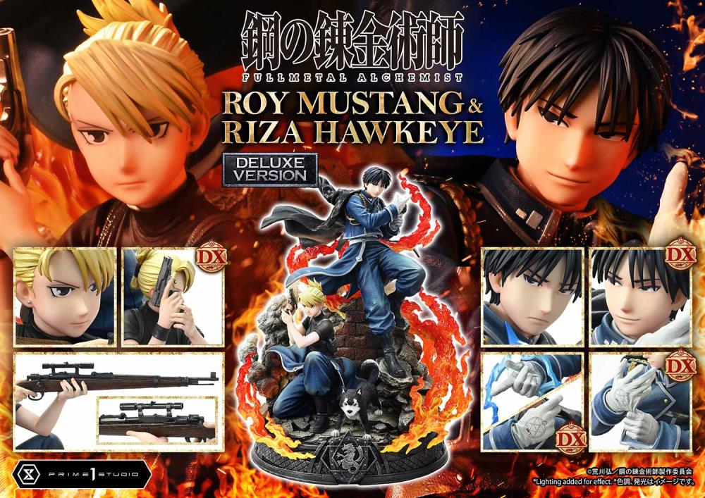 Fullmetal Alchemist: Brotherhood Concept Masterline Roy Mustang & Riza Hawkeye (Deluxe Ver.) 1/6 Scale Limited Edition Statue (with Bonus) Gallery Image 122