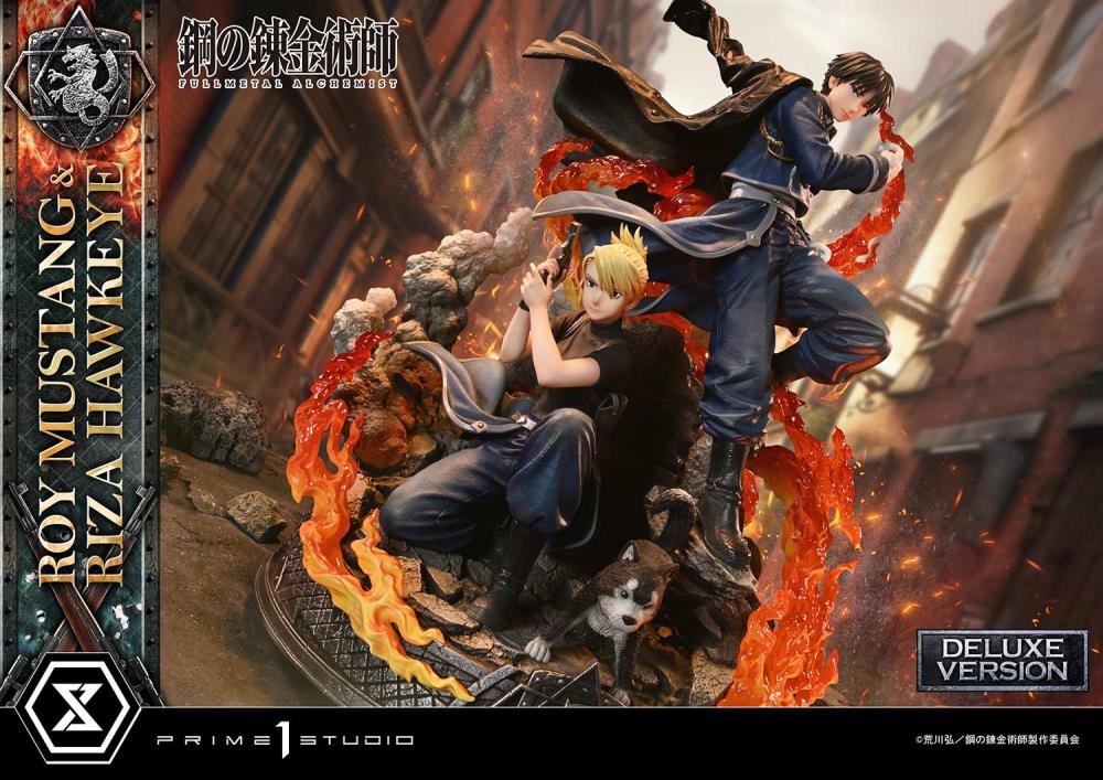 Fullmetal Alchemist: Brotherhood Concept Masterline Roy Mustang & Riza Hawkeye (Deluxe Ver.) 1/6 Scale Limited Edition Statue (with Bonus) Gallery Image 5