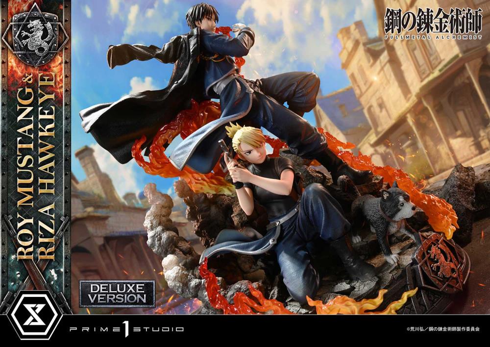 Fullmetal Alchemist: Brotherhood Concept Masterline Roy Mustang & Riza Hawkeye (Deluxe Ver.) 1/6 Scale Limited Edition Statue (with Bonus) Gallery Image 9