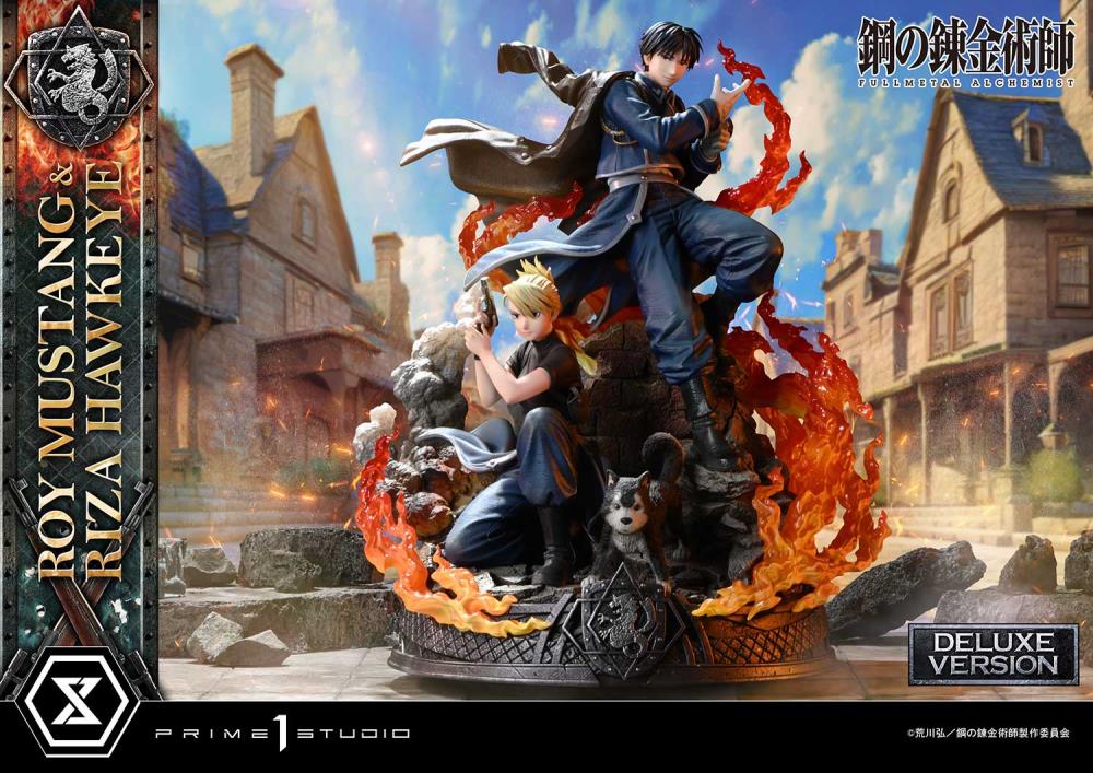 Fullmetal Alchemist: Brotherhood Concept Masterline Roy Mustang & Riza Hawkeye (Deluxe Ver.) 1/6 Scale Limited Edition Statue (with Bonus) Gallery Image 3