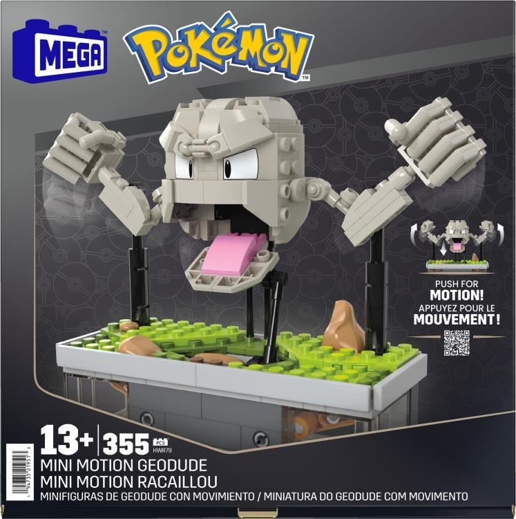 Pokemon Mega Construx Wonder Builder Mini Motion Geodude Gallery Image 3