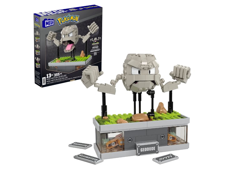 Pokemon Mega Construx Wonder Builder Mini Motion Geodude Gallery Image 1