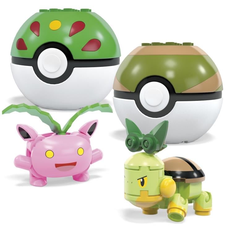 Pokemon Mega Construx Grass Type Trainer Team Gallery Image 4